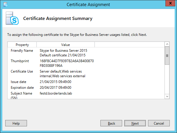 skype for business mac certificate